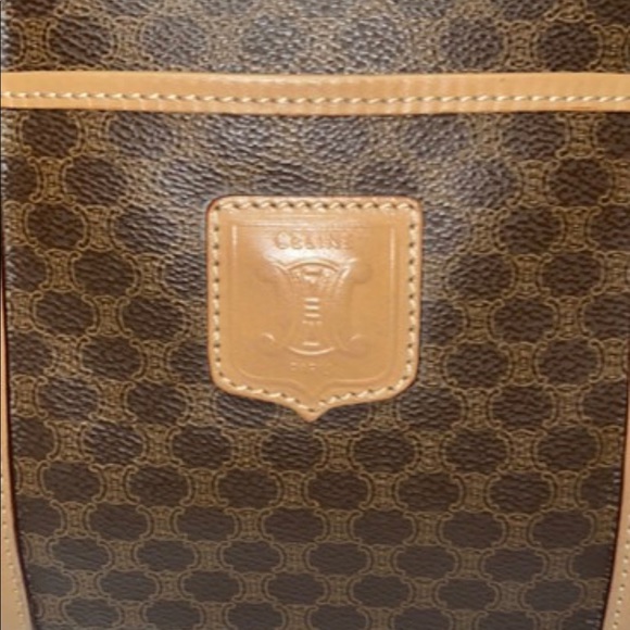 Celine Boston Handbag Macadam Brown - Picture 6 of 12